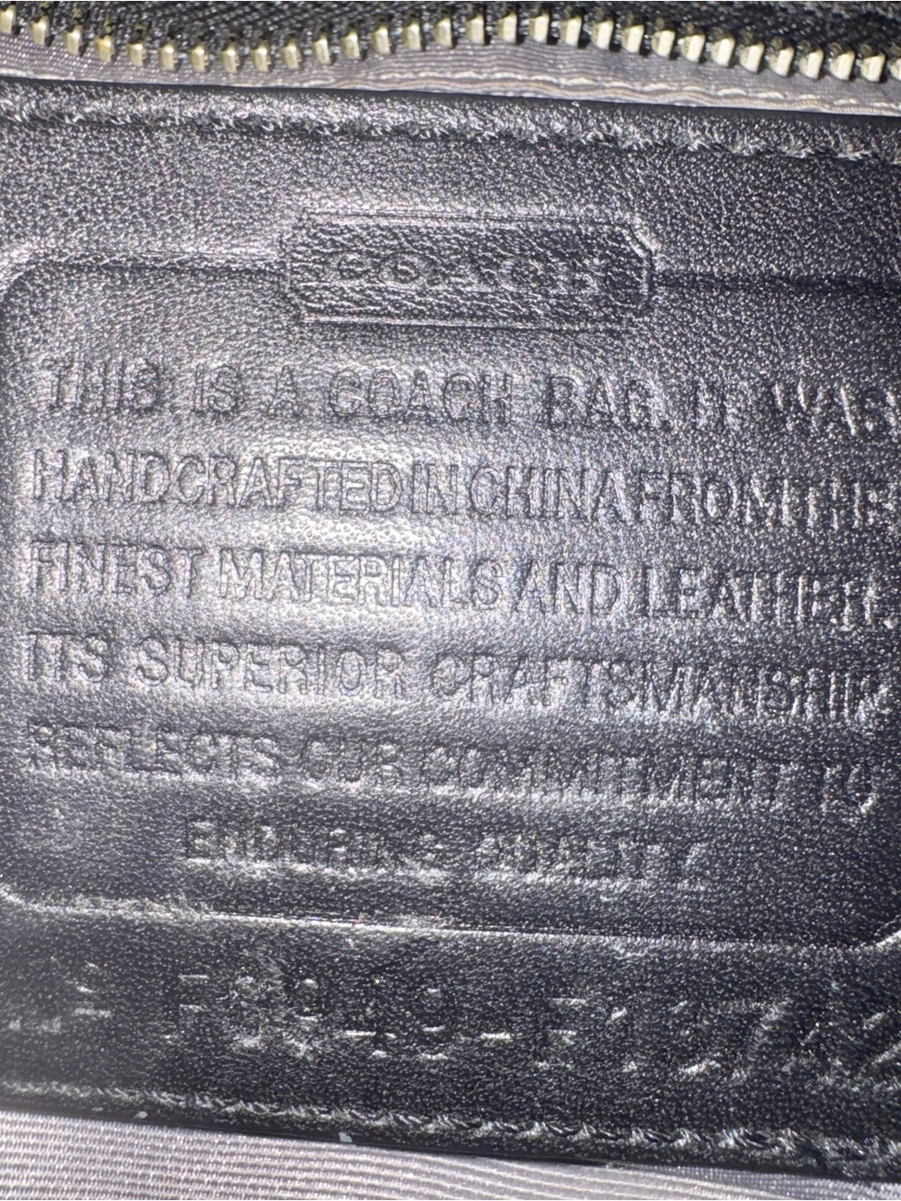 Coach Black Signature Shoulder Bag - Picture 3 of 5